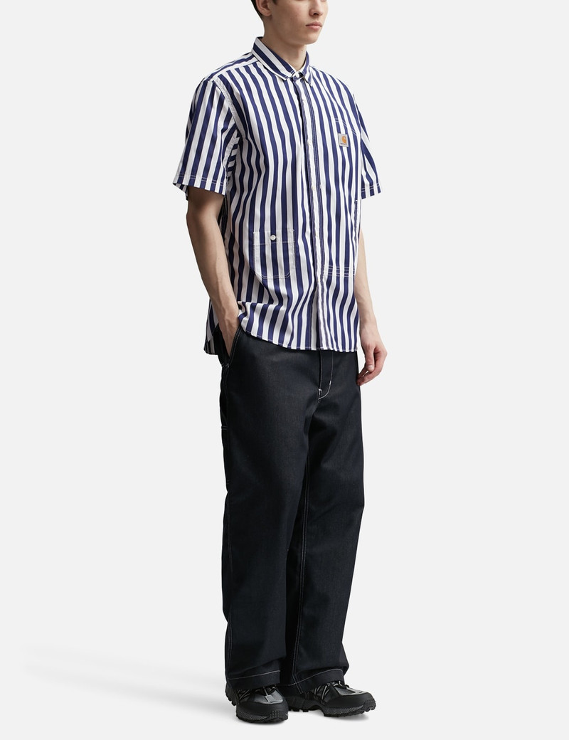 Junya Watanabe MAN EYE JUNYA WATANABE MAN X CARHARTT STRIPED SHIRT outlook