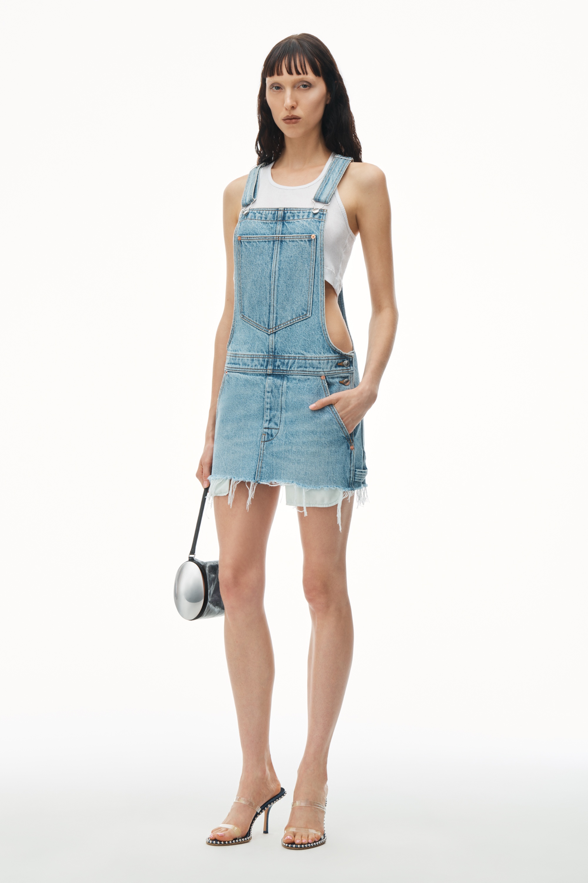 Overall Denim Minidress - 2