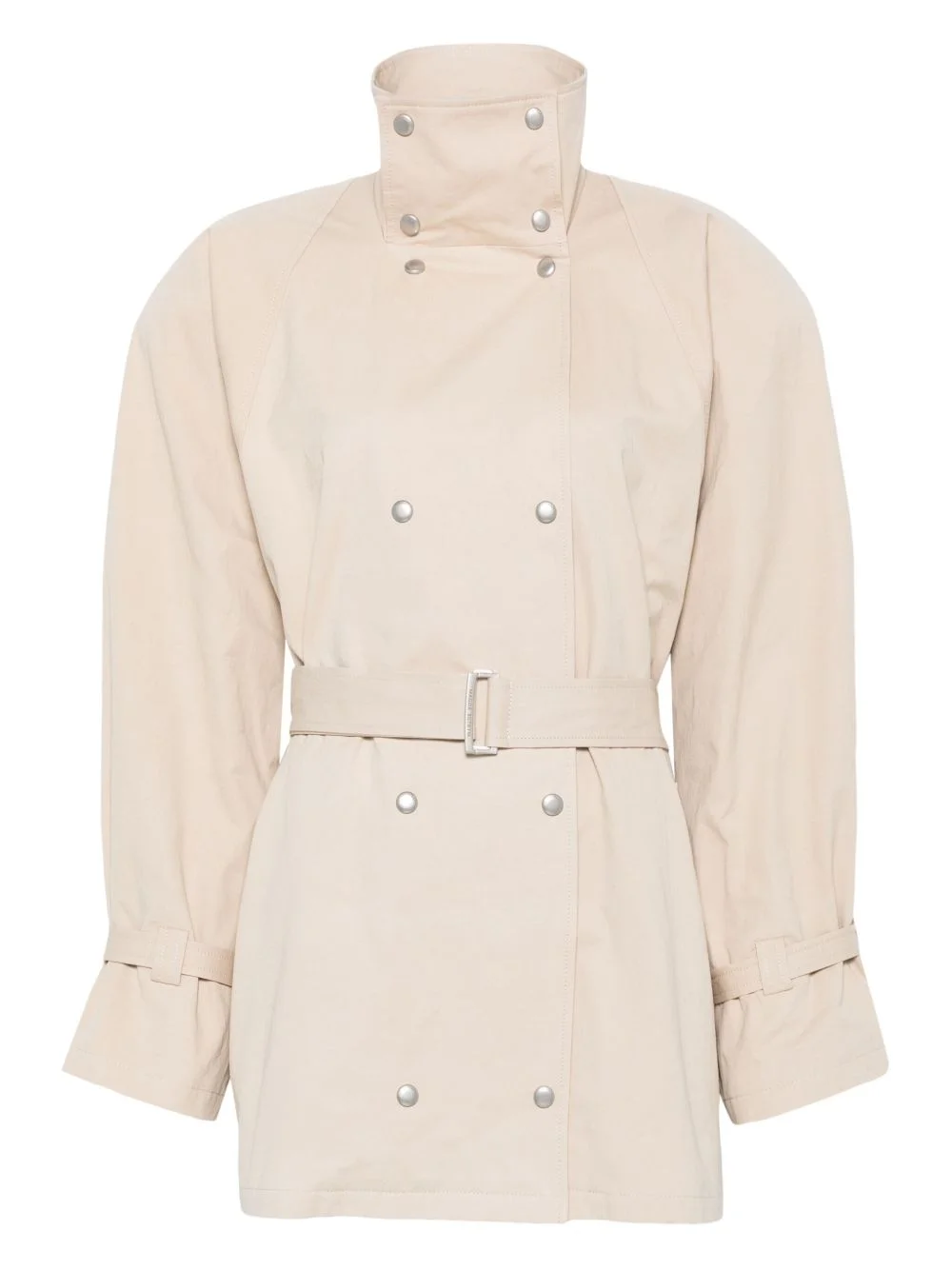 cotton trench coat - 1