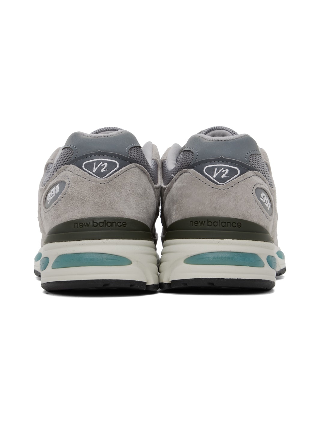 Gray Made In UK 991v2 Sneakers - 2