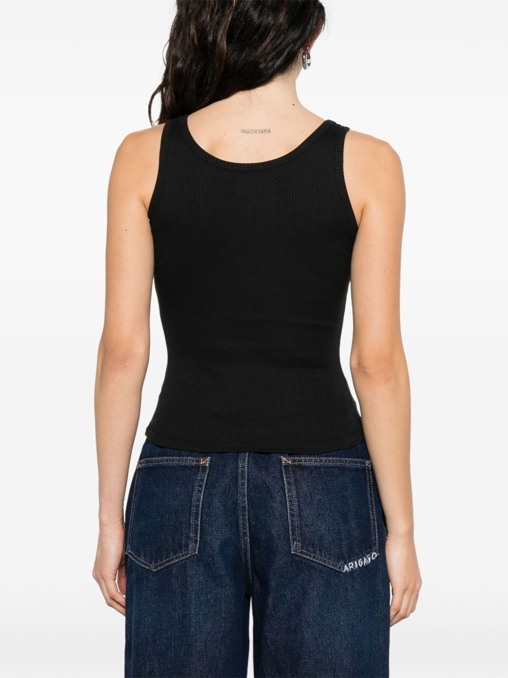 stretch-design tank top - 4