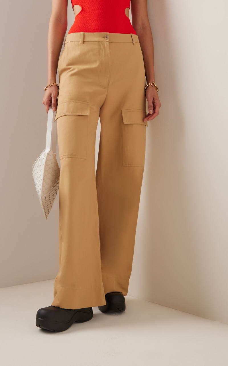 Twill Wide-Leg Pants neutral 3