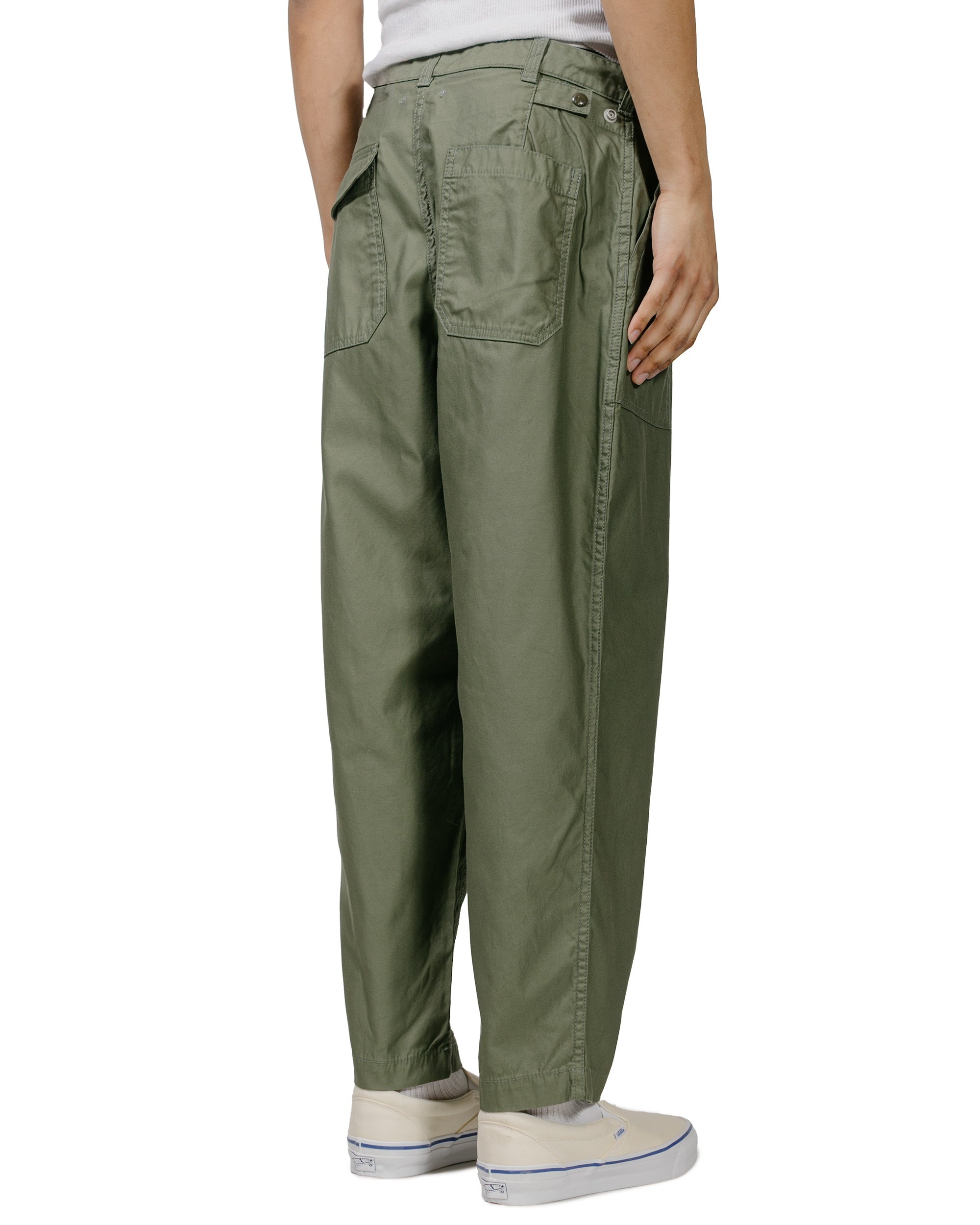 1Pleat Baker 80/3 Back Satin Sage - 3