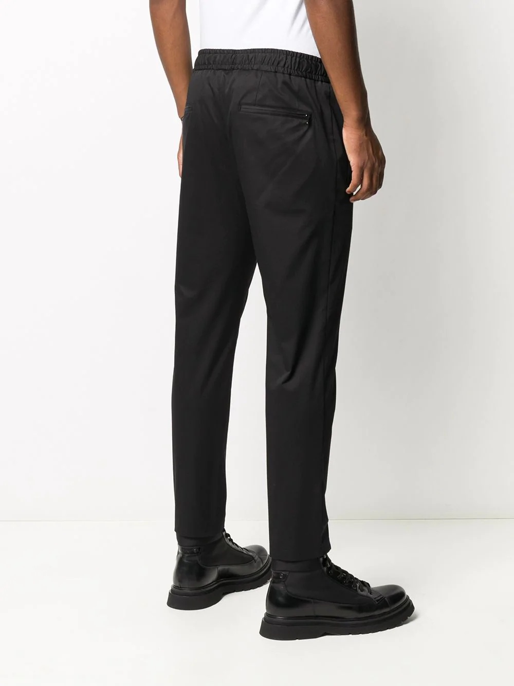 drawstring-waist track pants - 4