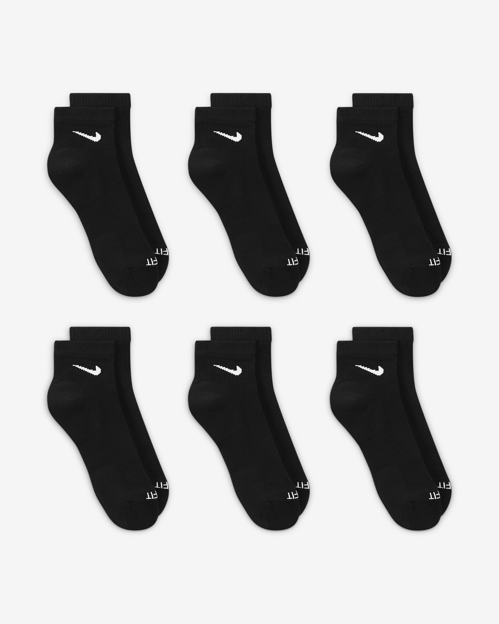 Nike Everyday Plus Cushioned Training Ankle Socks (6 Pairs) - 3