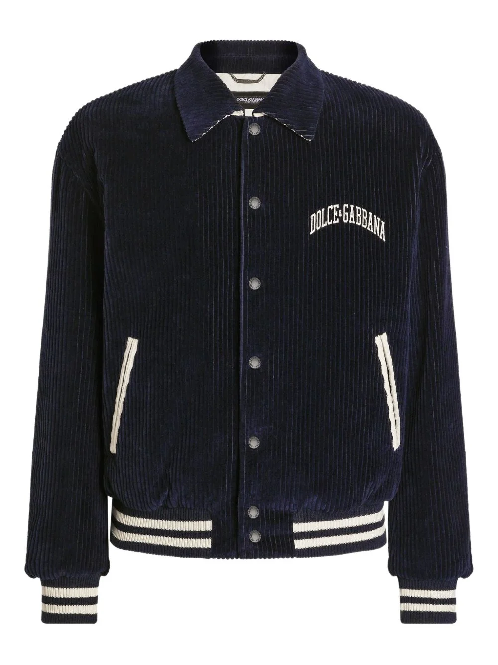 corduroy varsity jacket - 1