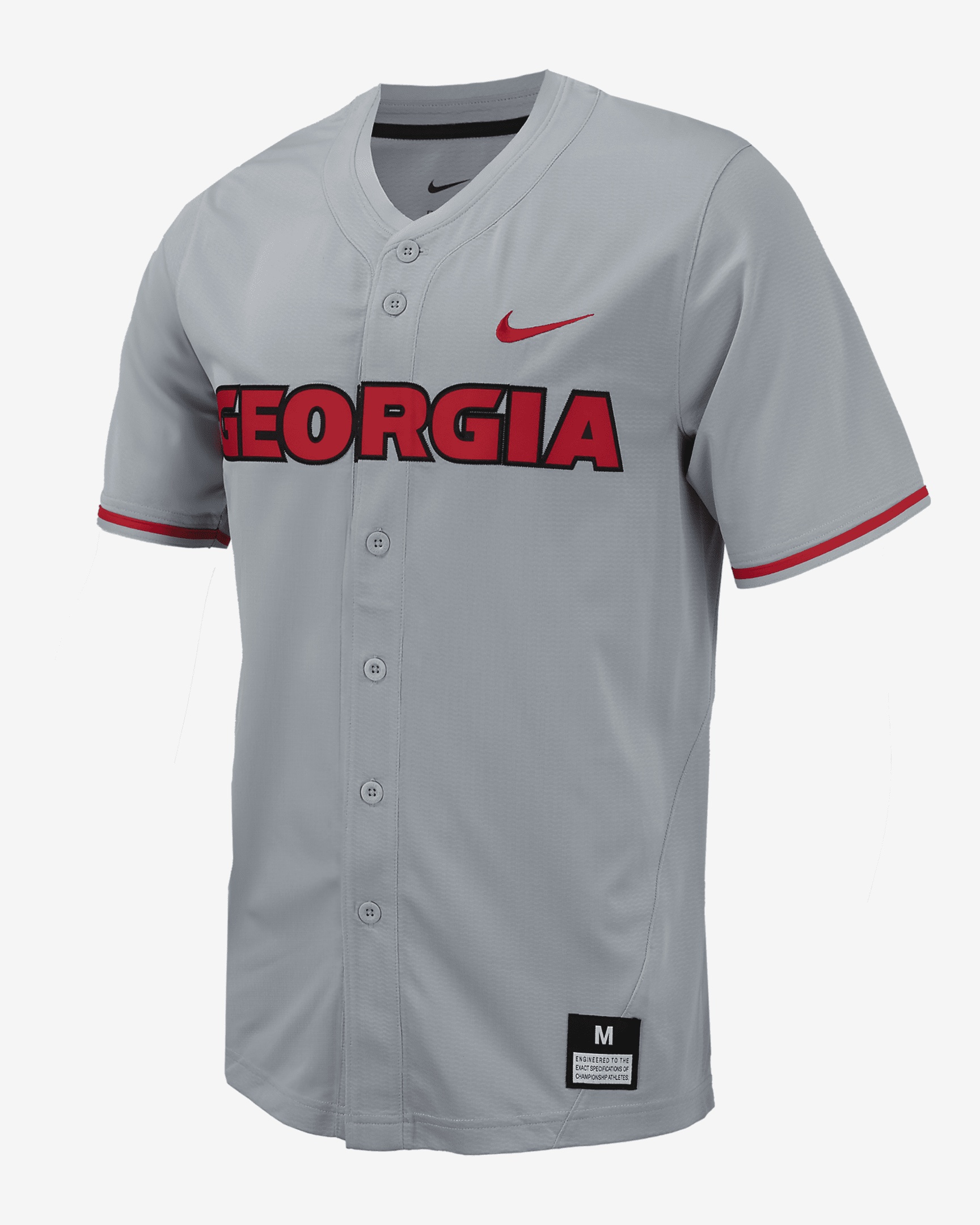 Georgia Nike Men's College Replica Baseball Jersey - 1