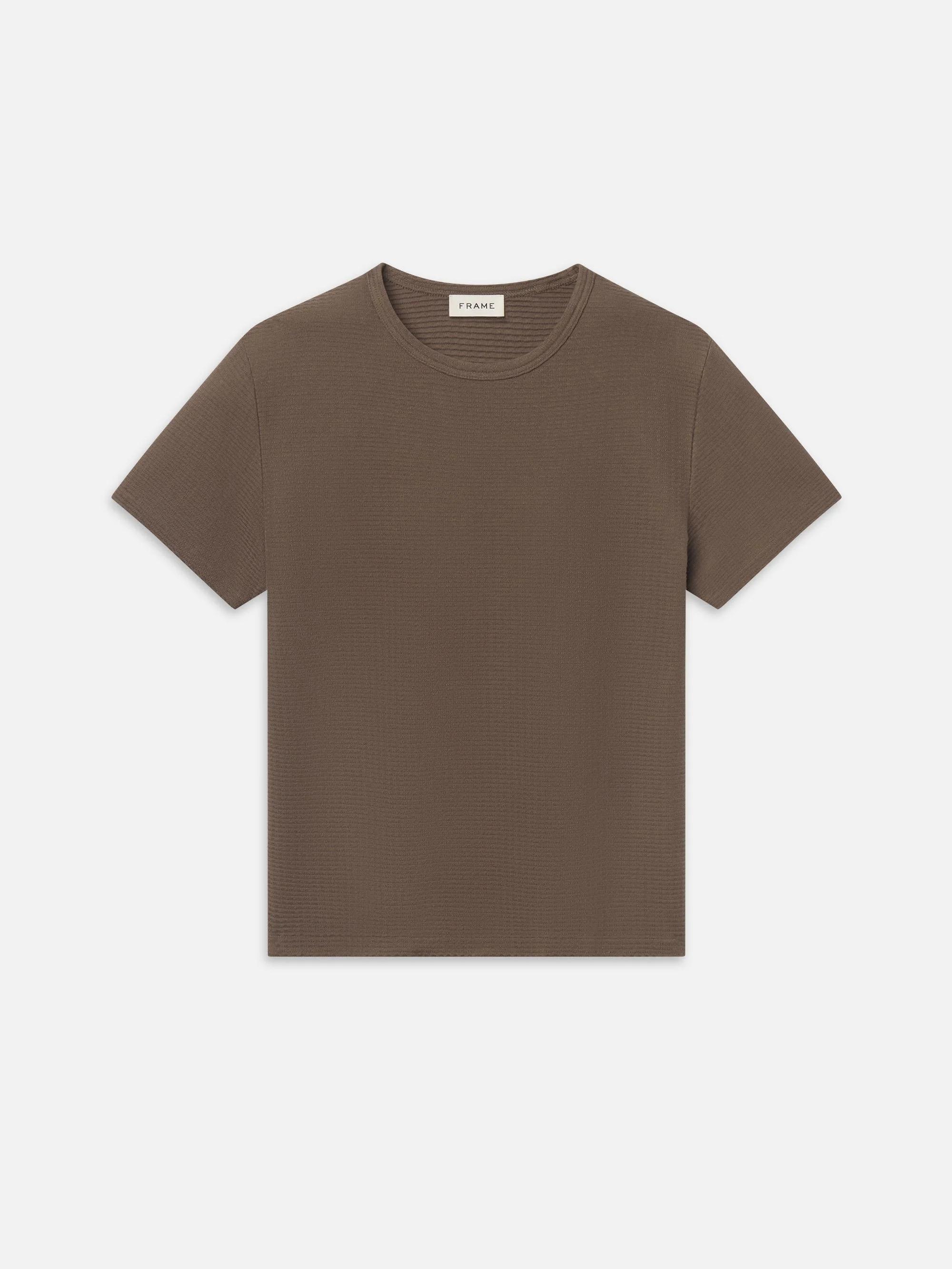 Jacquard Stripe Tee - 1