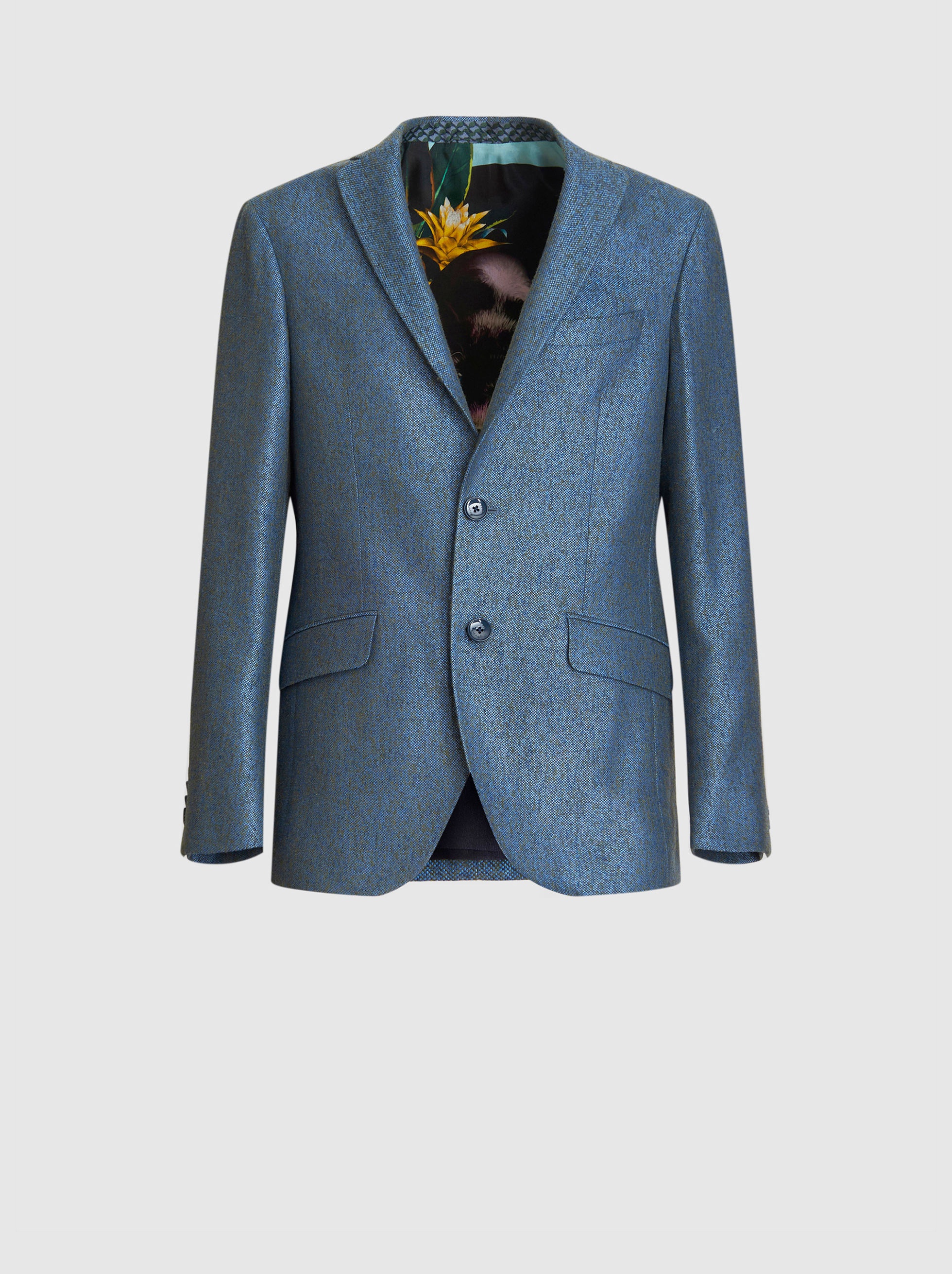 TAILORED SILK AND ALPACA JACKET - 1