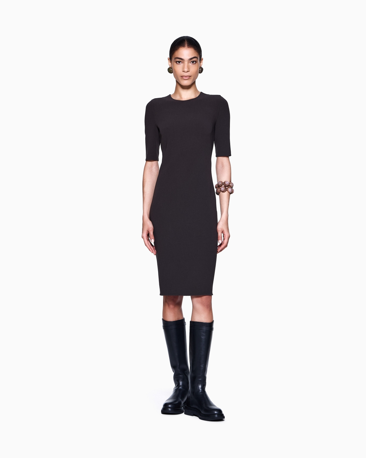 STRETCH VIRGIN WOOL TUBE DRESS - 2