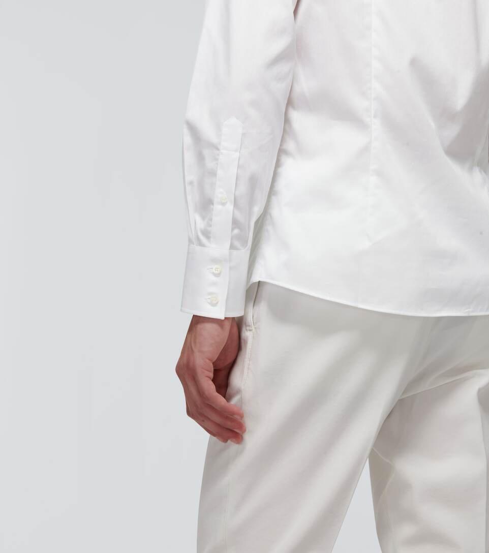 Slim cotton twill shirt - 5