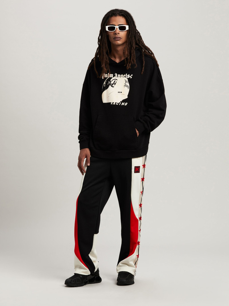 Palm Angels Racing Helmet Hoodie outlook