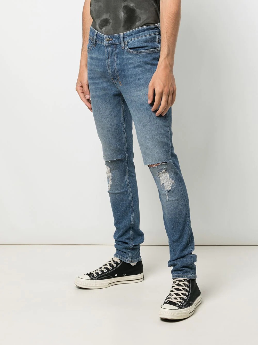 Van Winkle distressed skinny jeans - 3