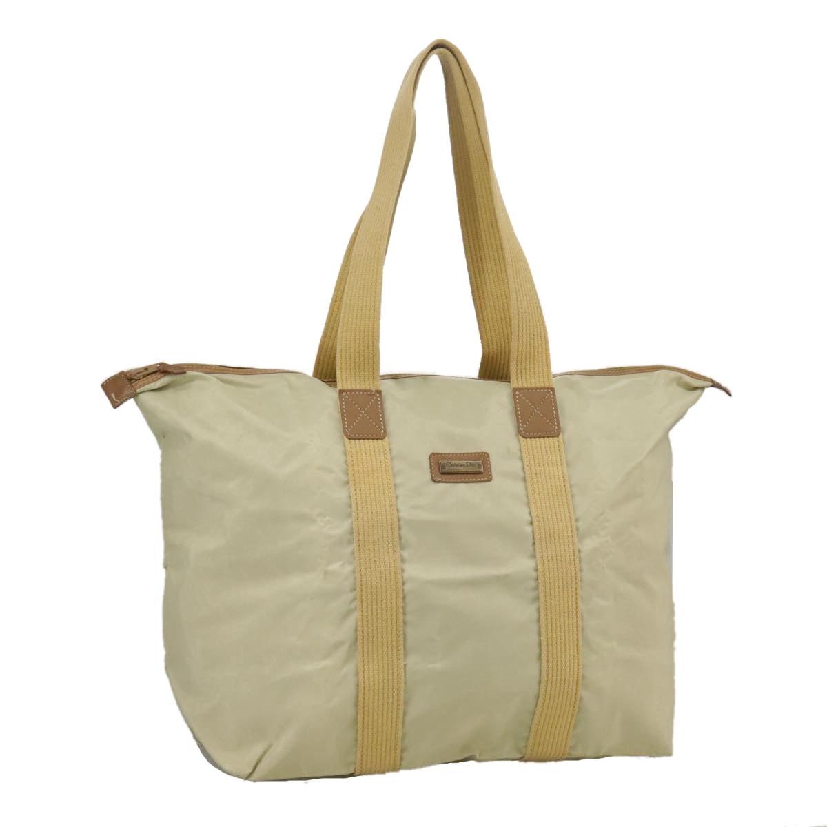 DIOR Tote Bag Nylon Beige - 1