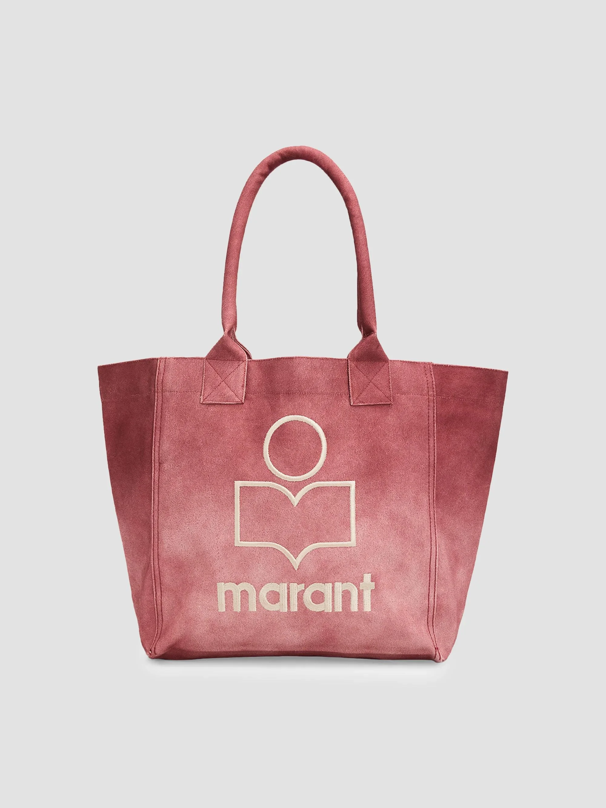 Women's Yenky Small Cotton Canvas Tote Bag - Raspberry - 1