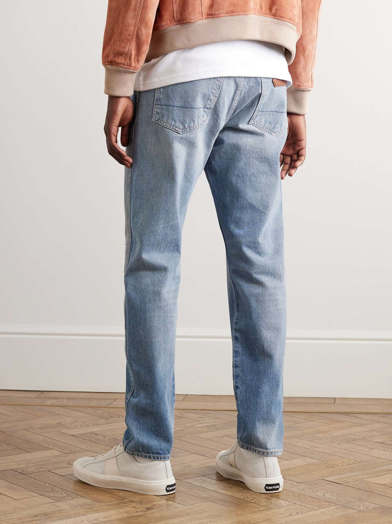 Straight-Leg Distressed Jeans 4