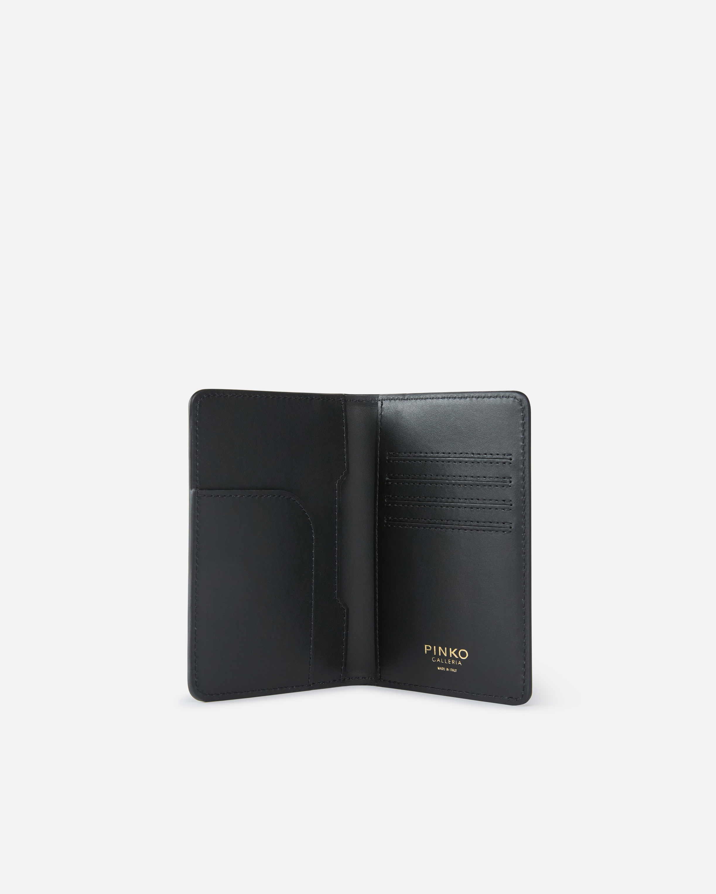 SMOOTH LEATHER PASSPORT HOLDER PINKO GALLERIA. - 3