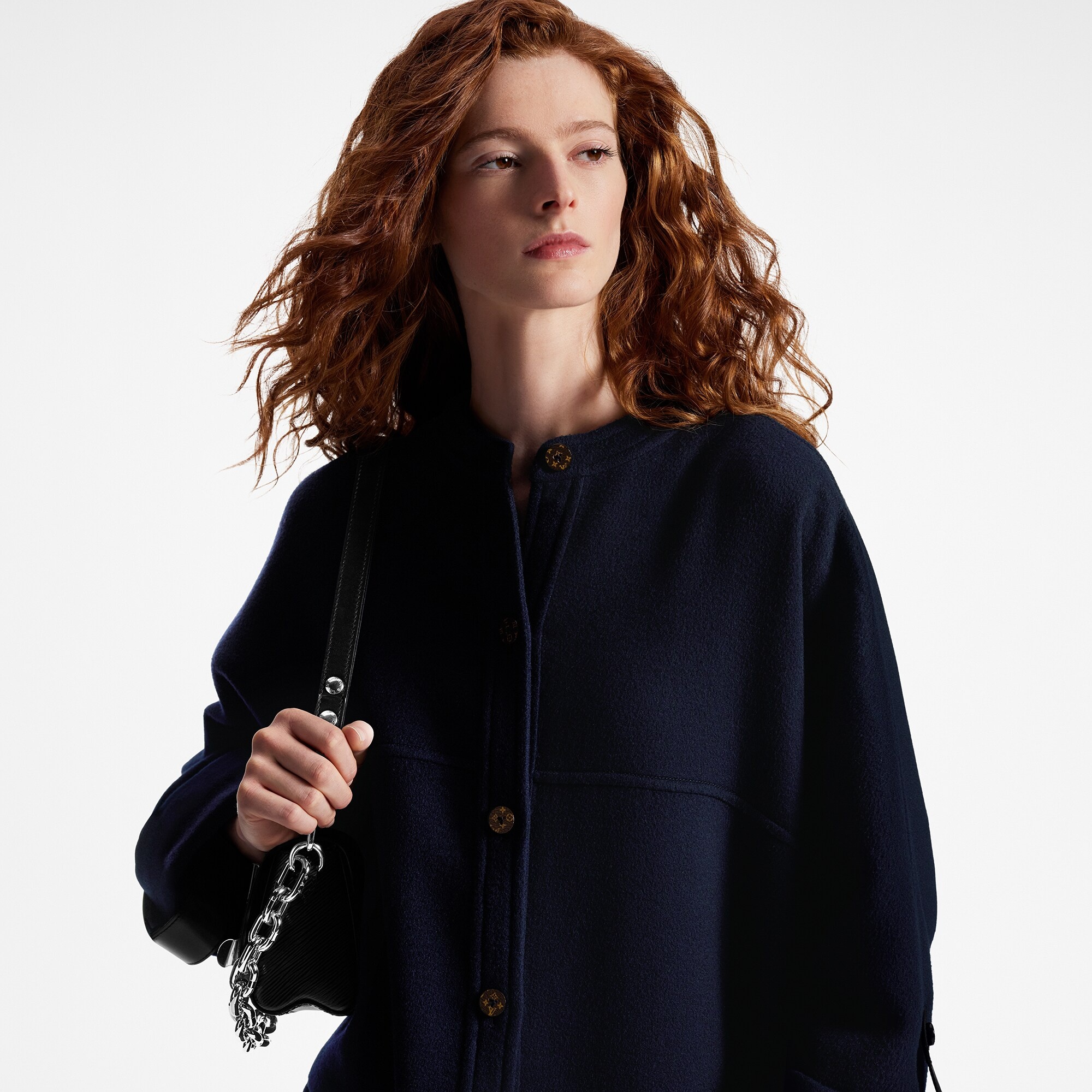 Boxy Button-Up Coat - 2