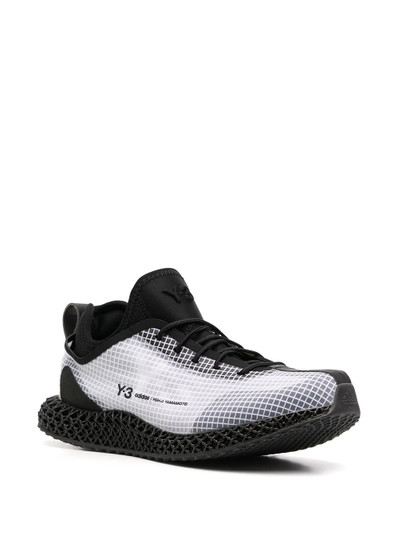 Y-3 mesh-panel low-top sneakers outlook