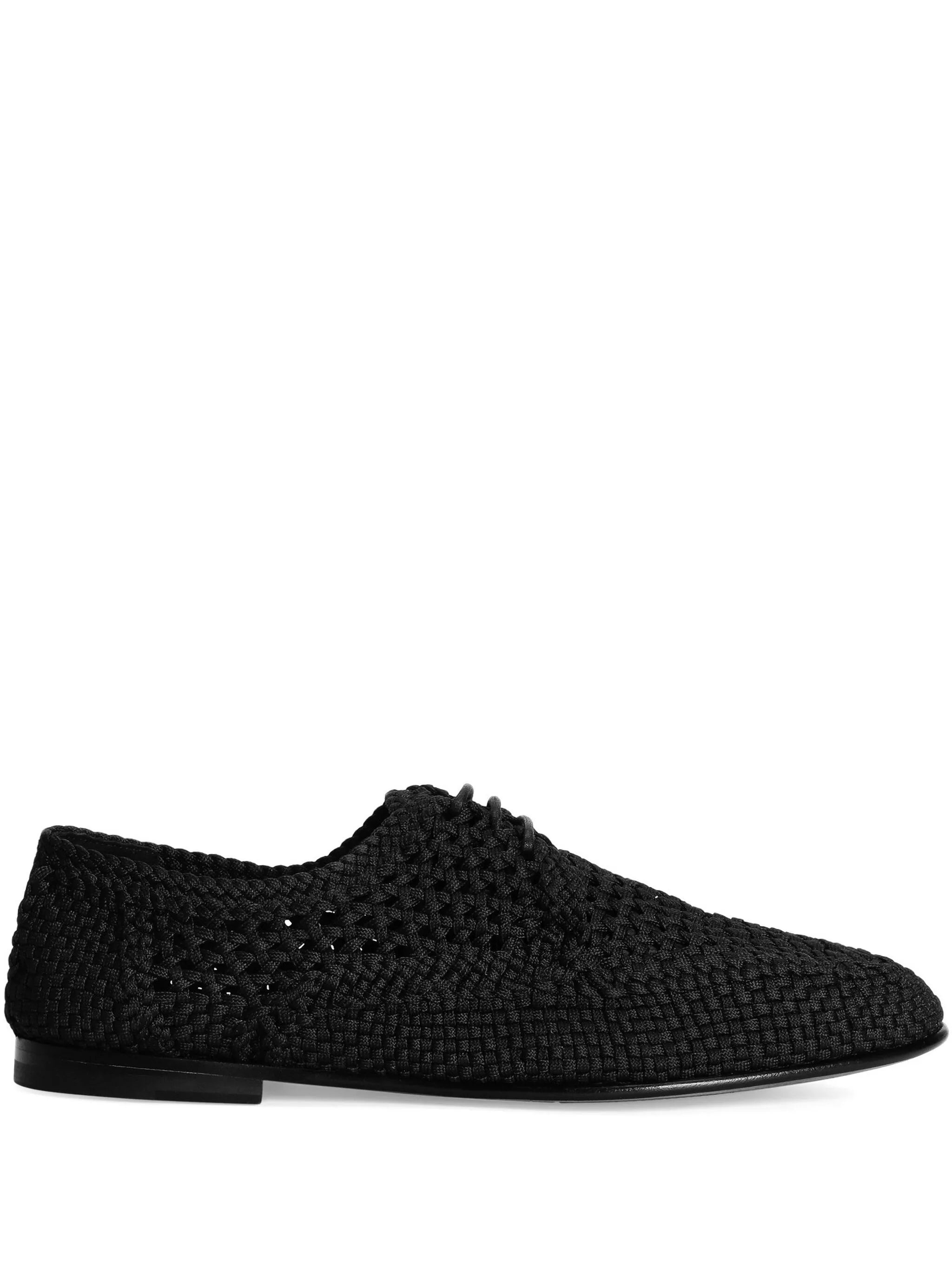 Woven Derby Shoes - 1