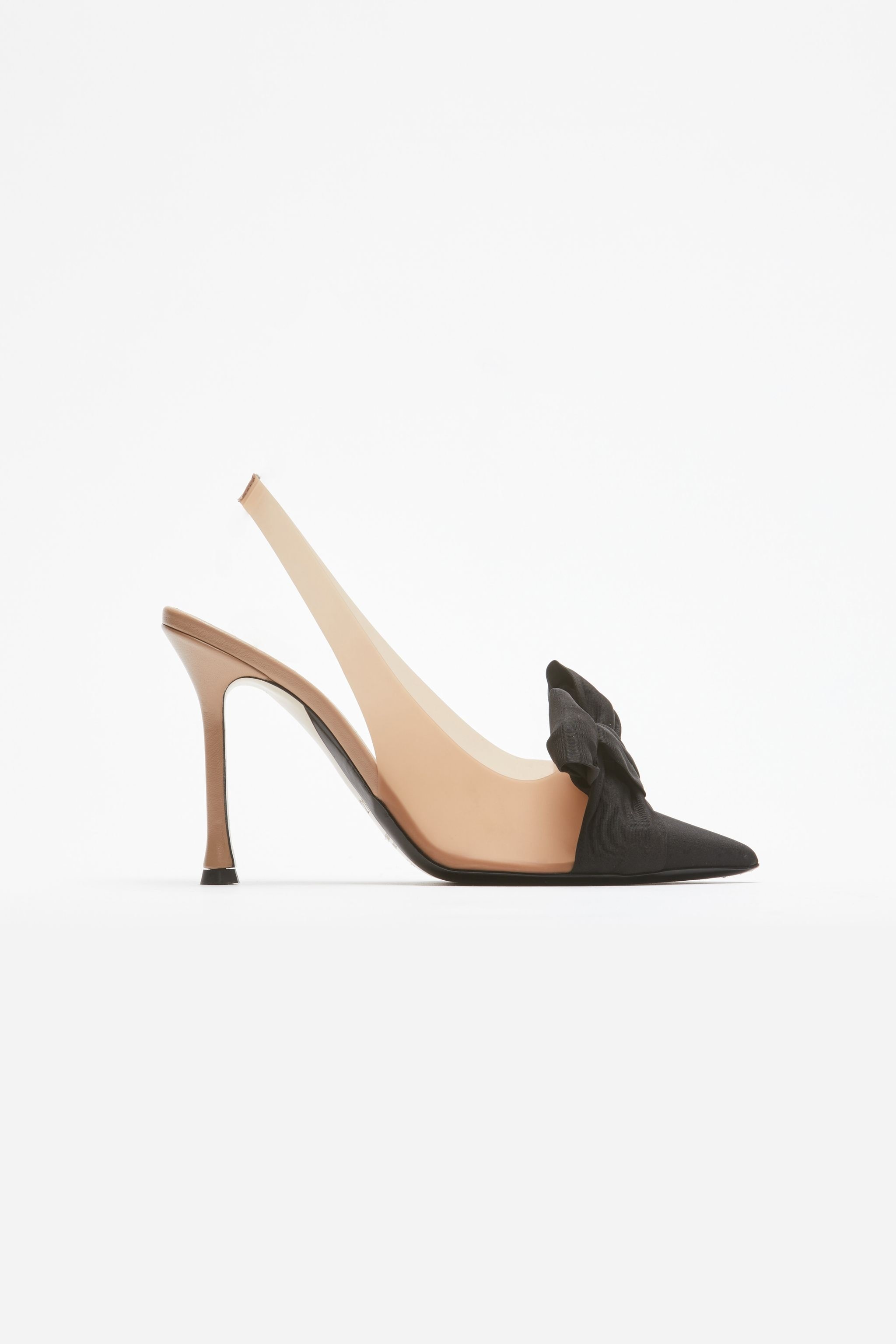 BOW-EMBELLISHED SLINGBACK PUMPS - 1