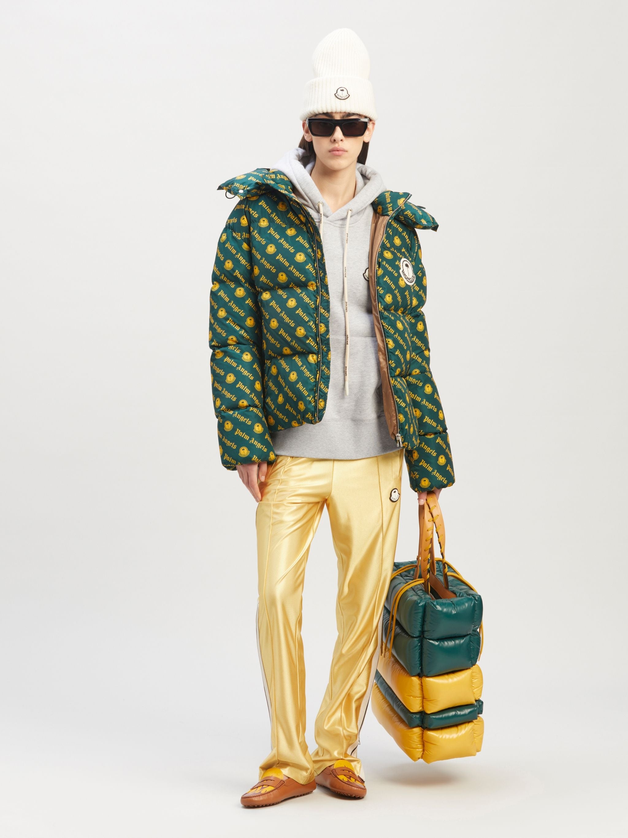 8 MONCLER PALM ANGELS HOODIE WITH BEAR - 3