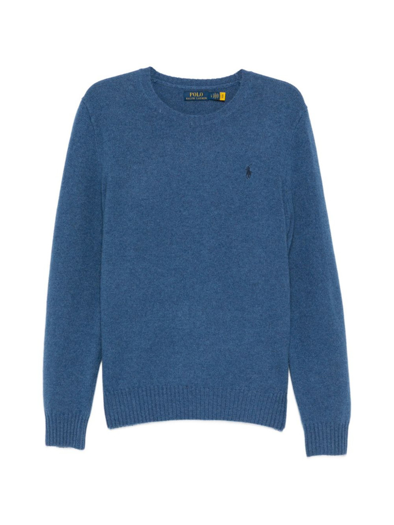 blue logo sweater 1