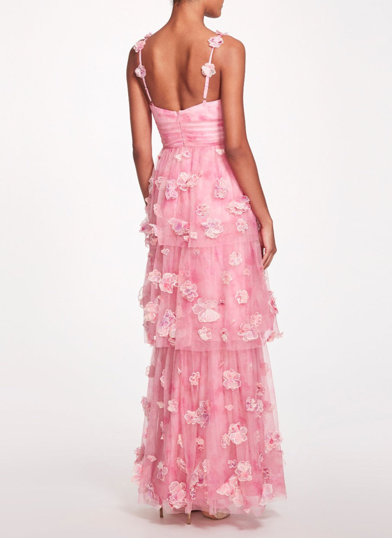 Marchesa OMBRÉ TULLE GOWN outlook