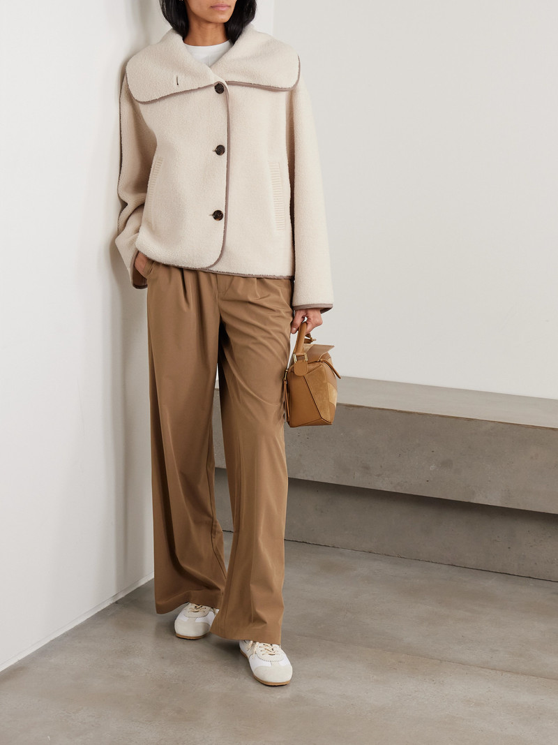 VARLEY Romane Jersey-trimmed Fleece Jacket outlook