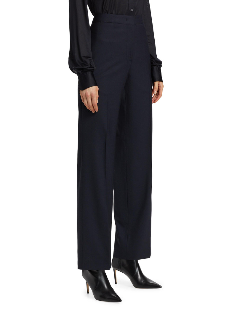 Women's Stretch Wool Straight-Leg Pants - Blue Notte 4