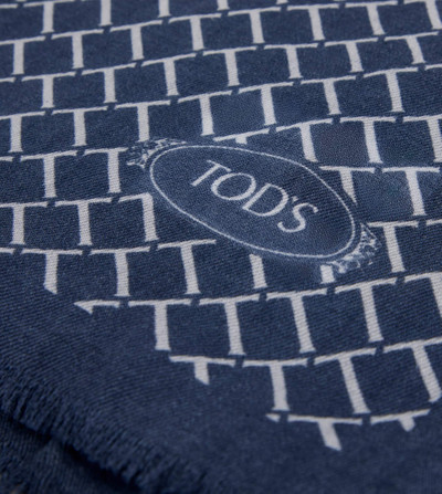 Tod's SCARF IN WOOL - BLUE outlook