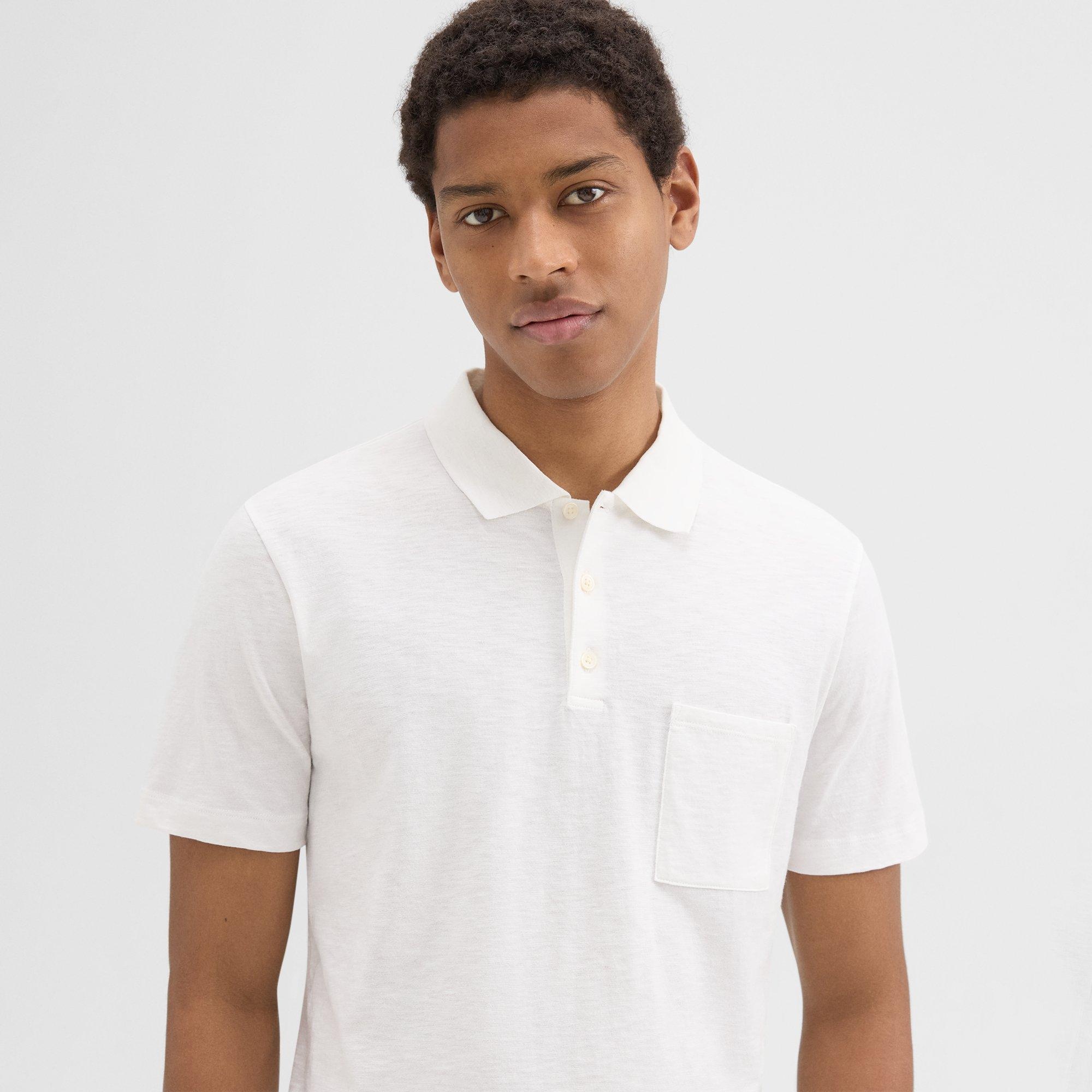 Bron Polo Shirt in Slub Cotton - 5