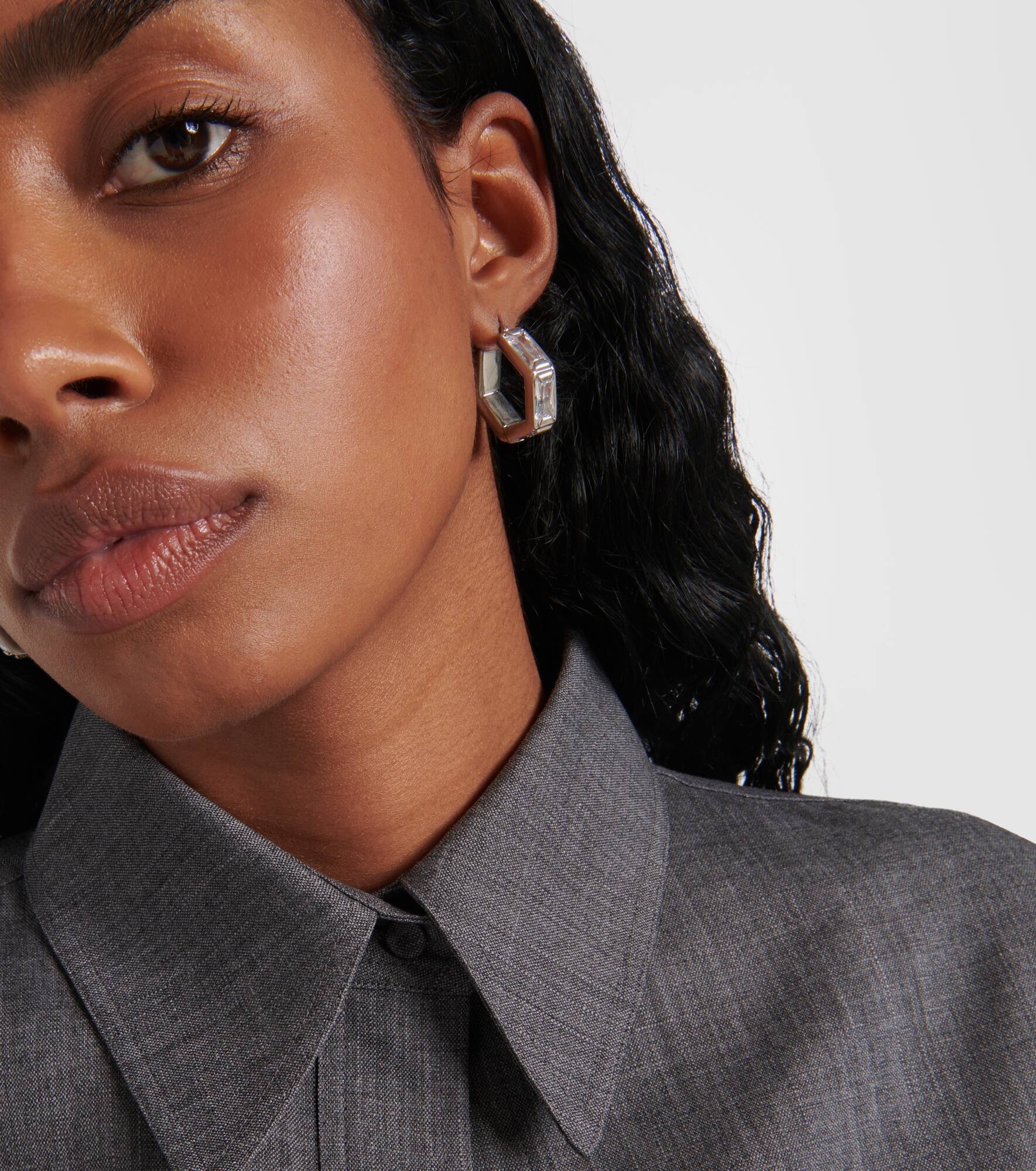 Crystal-embellished earrings - 3