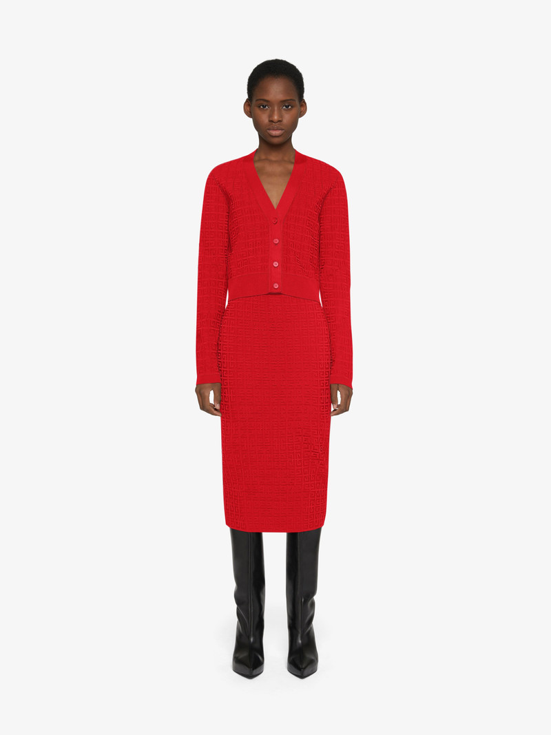 Givenchy LONG SKIRT IN 4G JACQUARD outlook
