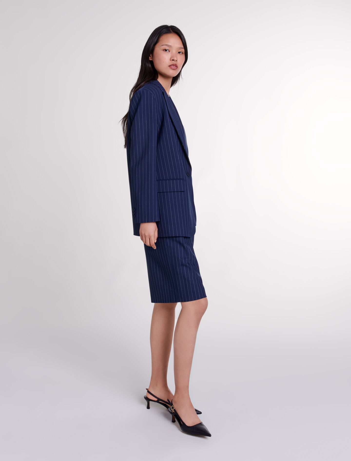Striped suit jacket - 3