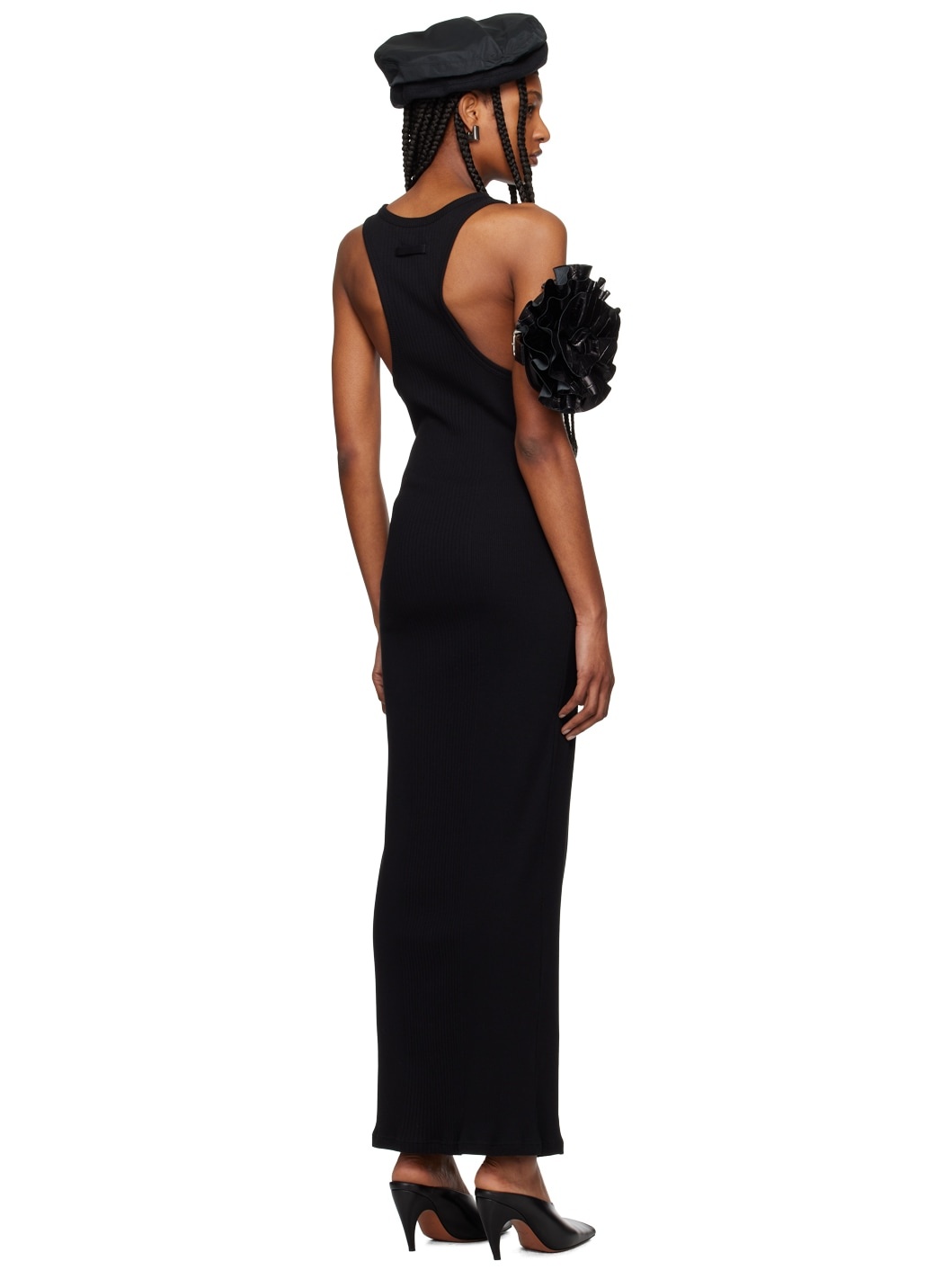 Black 'The Strapped' Maxi Dress - 3