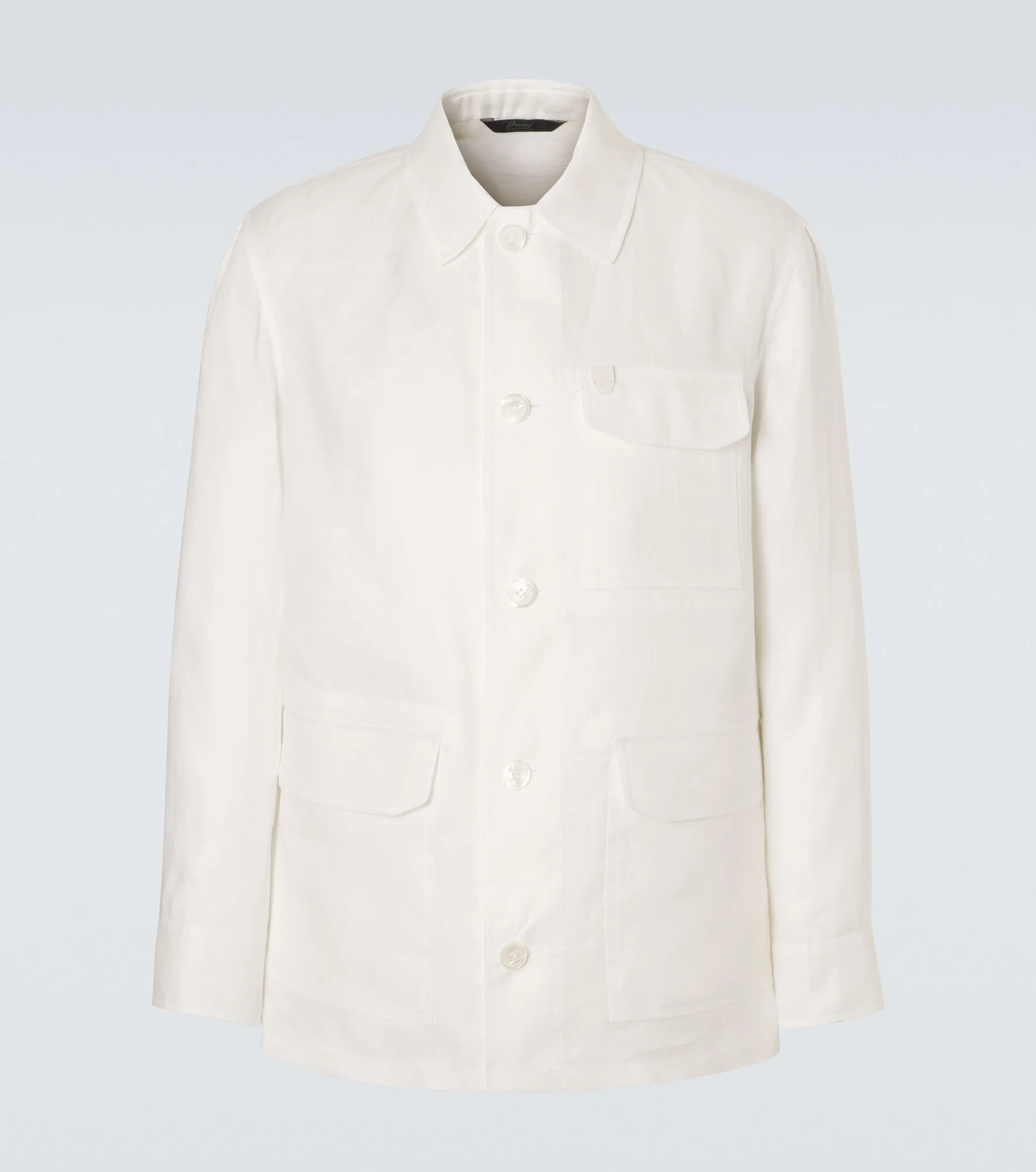 Linen and cotton jacket - 1
