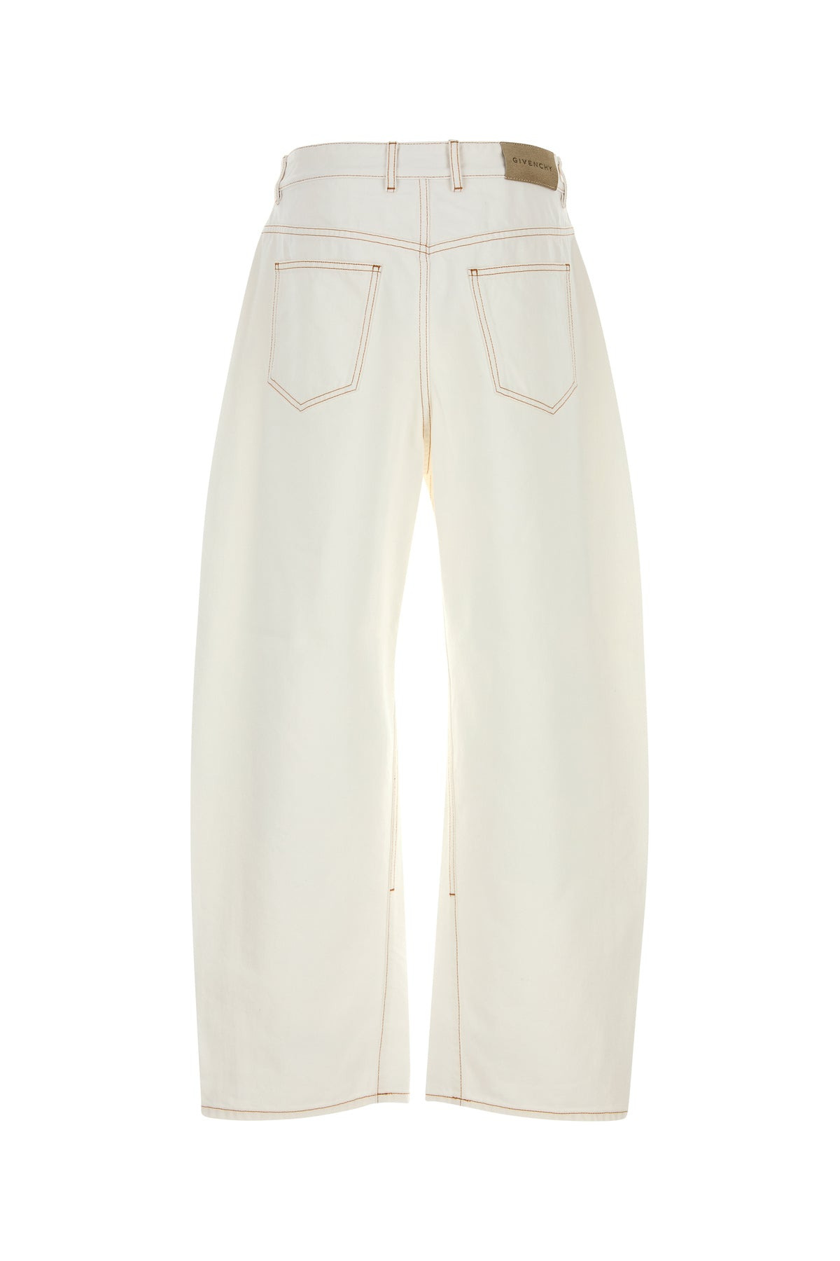 White denim wide-leg jeans - 2