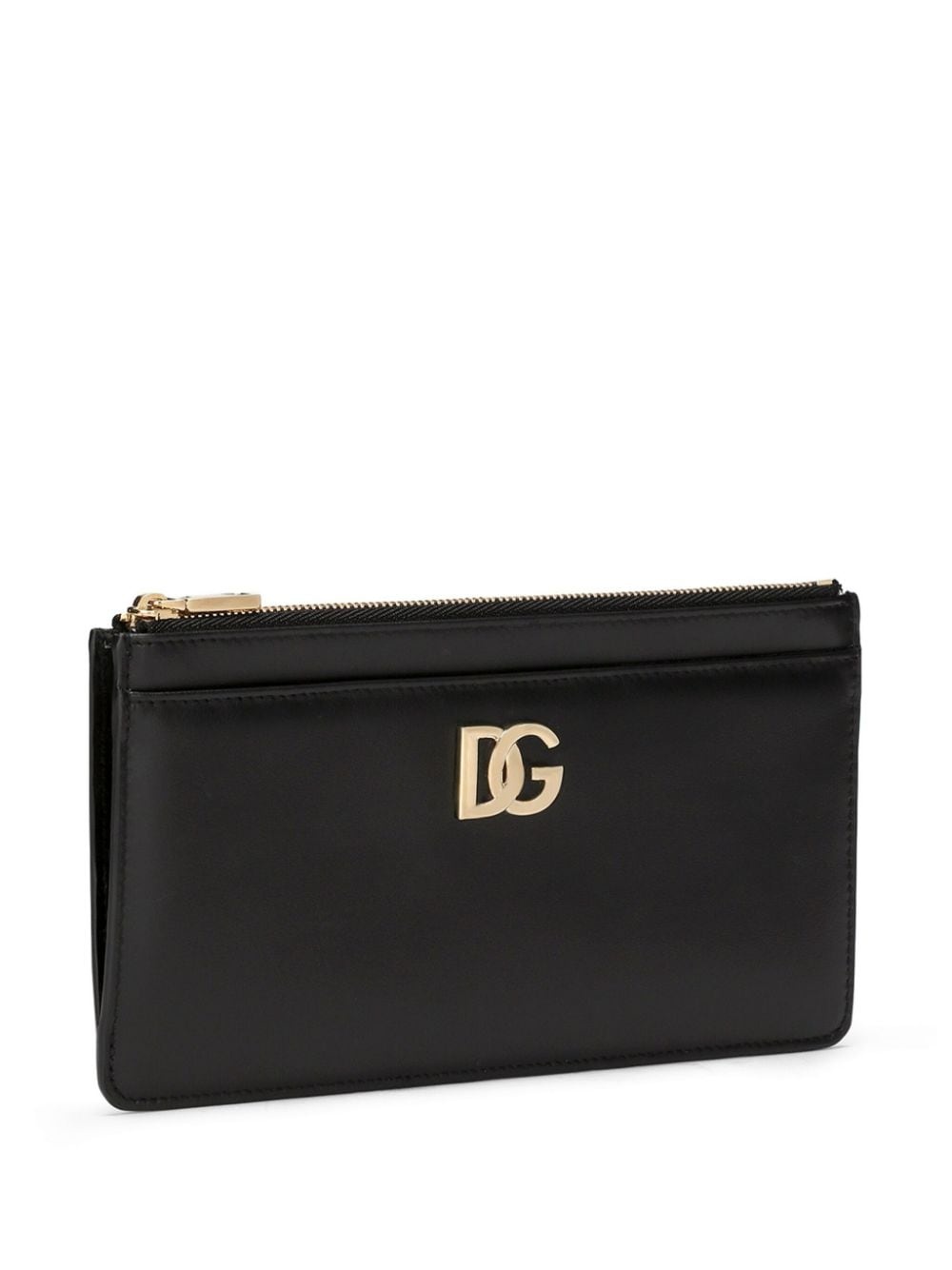 logo-plaque leather wallet - 3