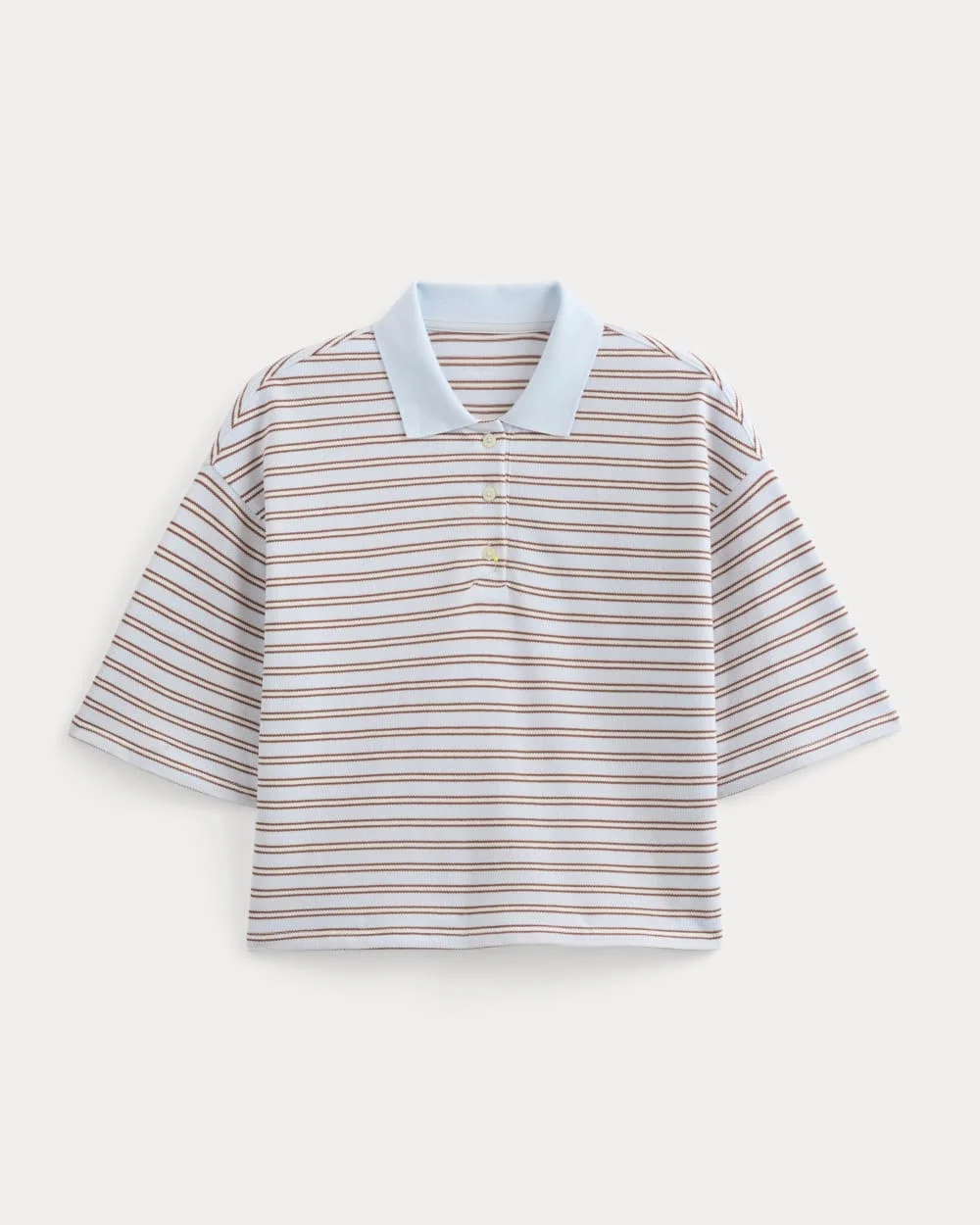 PIQUE BOXY POLO - 1