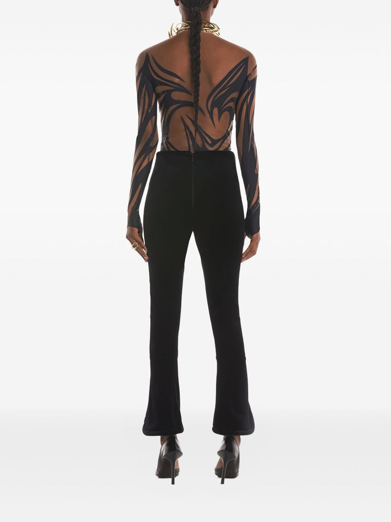 abstract-print long-sleeve bodysuit 3