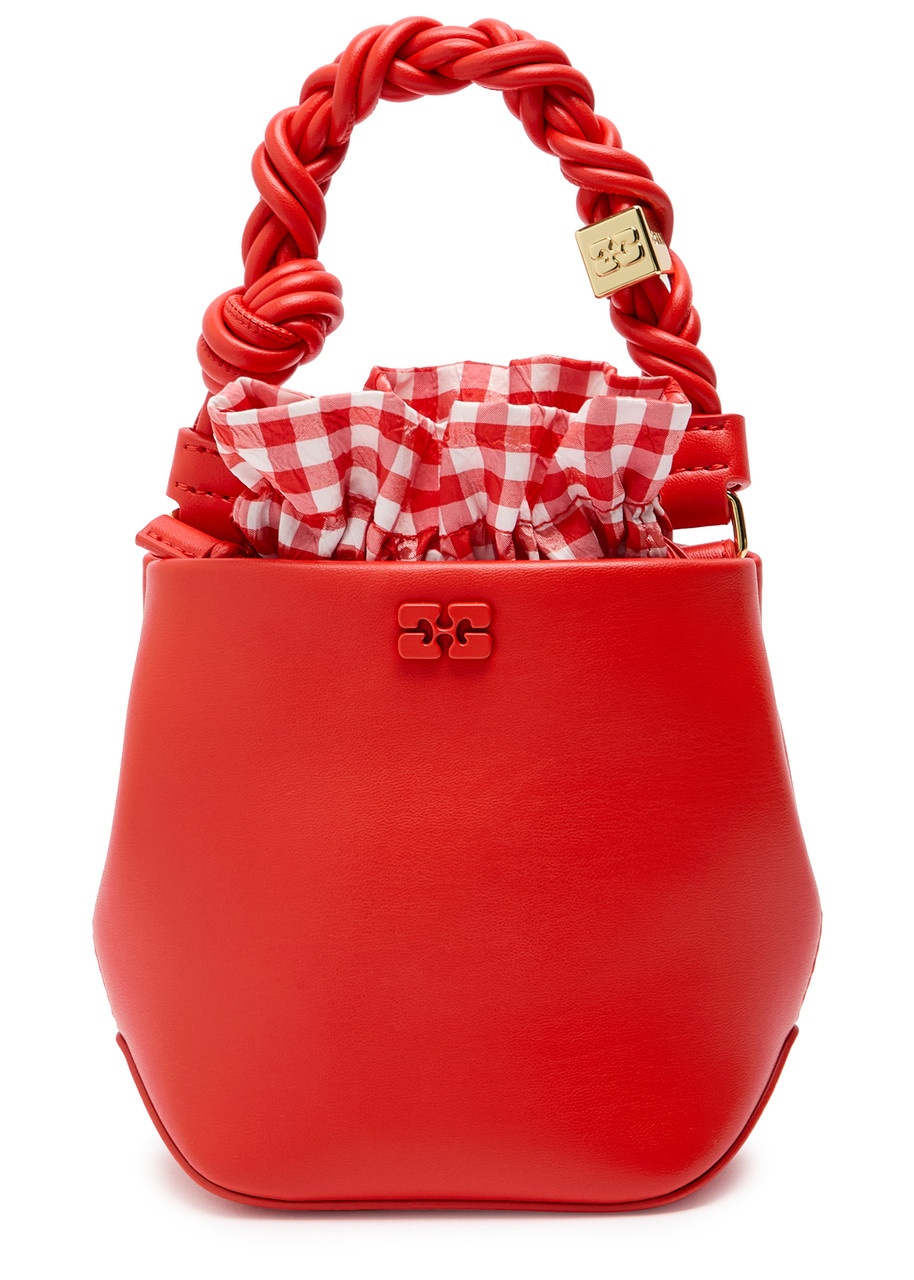 Ganni Bou Mini Leather Bucket bag - 1
