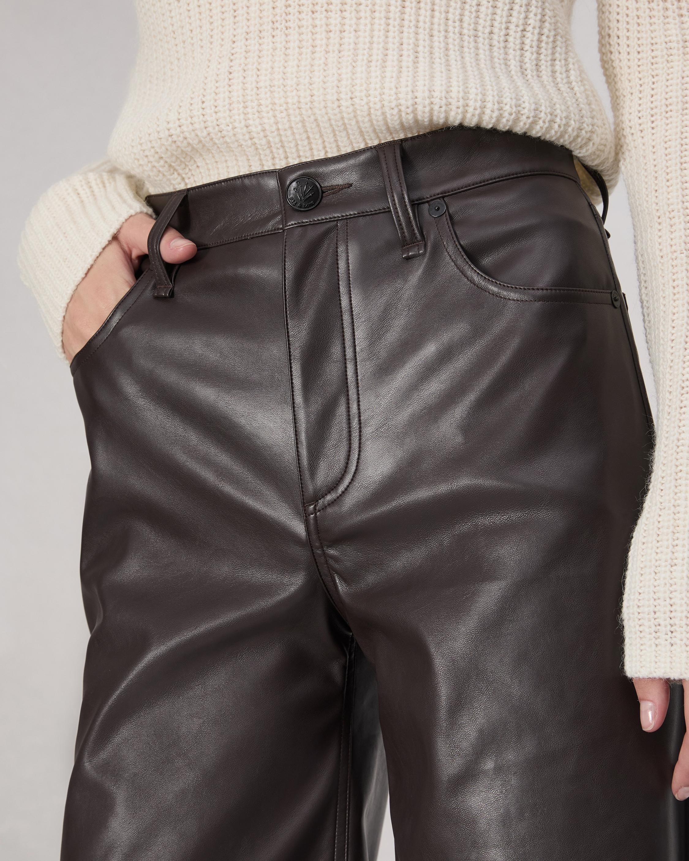 Sofie Faux Leather Pant - 6