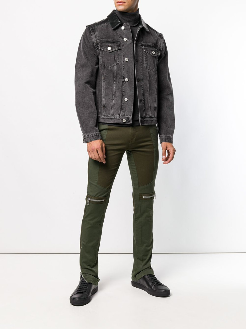 Givenchy slim-fit biker trousers outlook