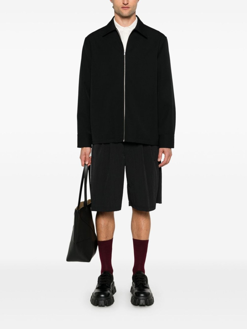 Jil Sander wool gabardine shirt outlook