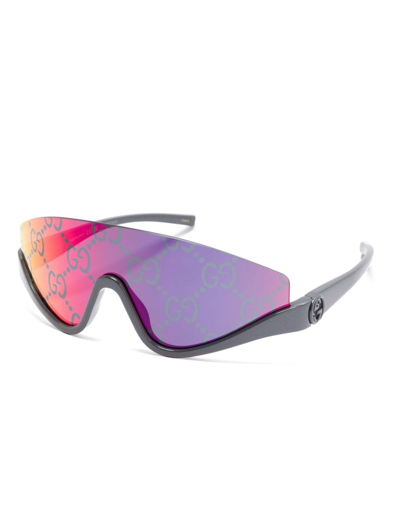 GUCCI shield-frame sunglasses outlook