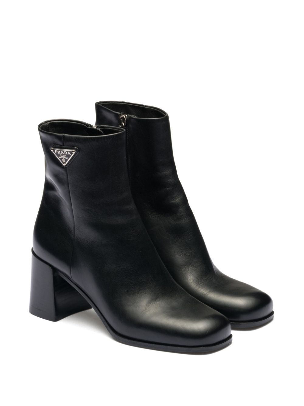 logo plaque 65mm ankle boots - 2