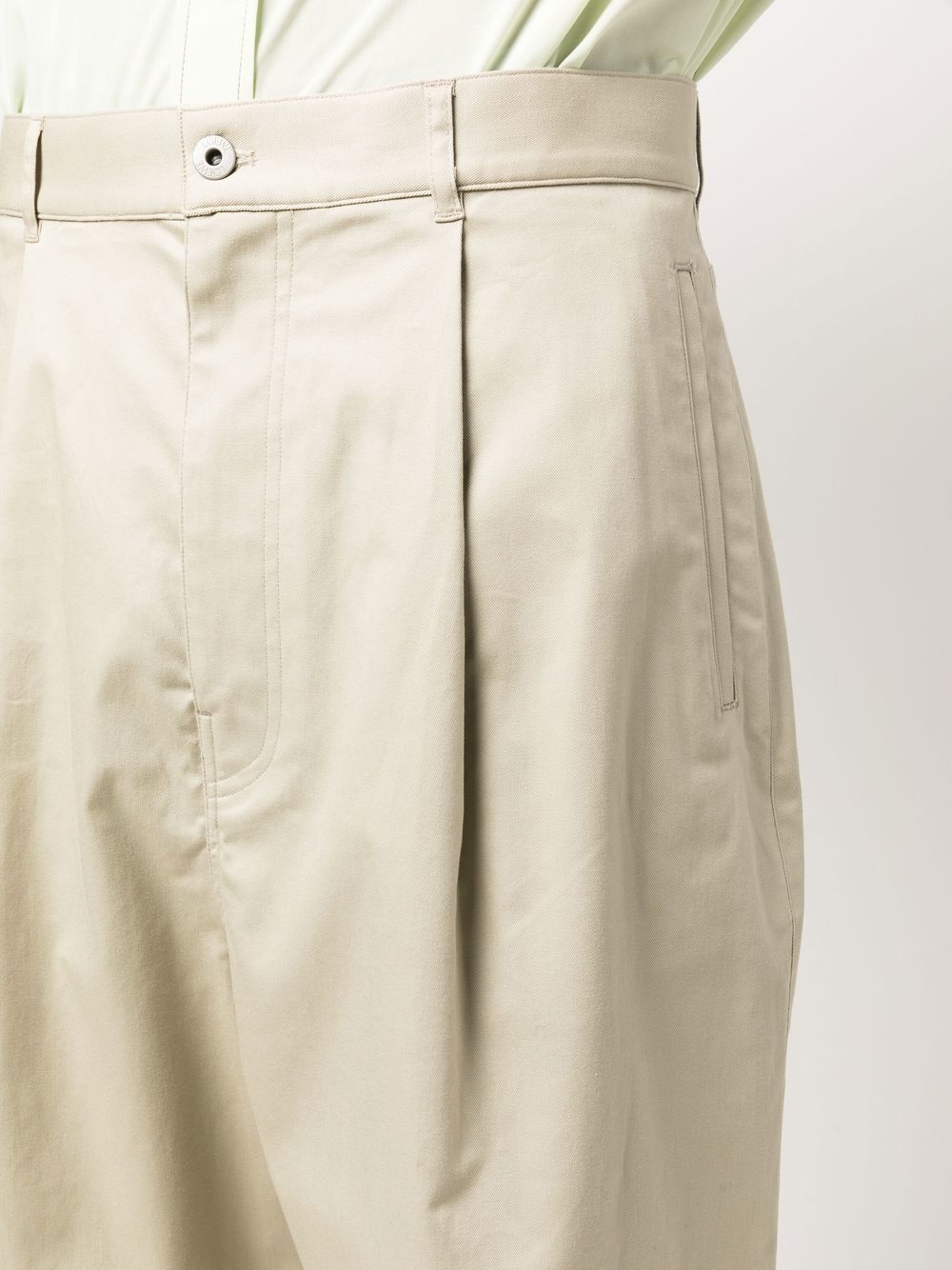 pleat-detail trousers - 5