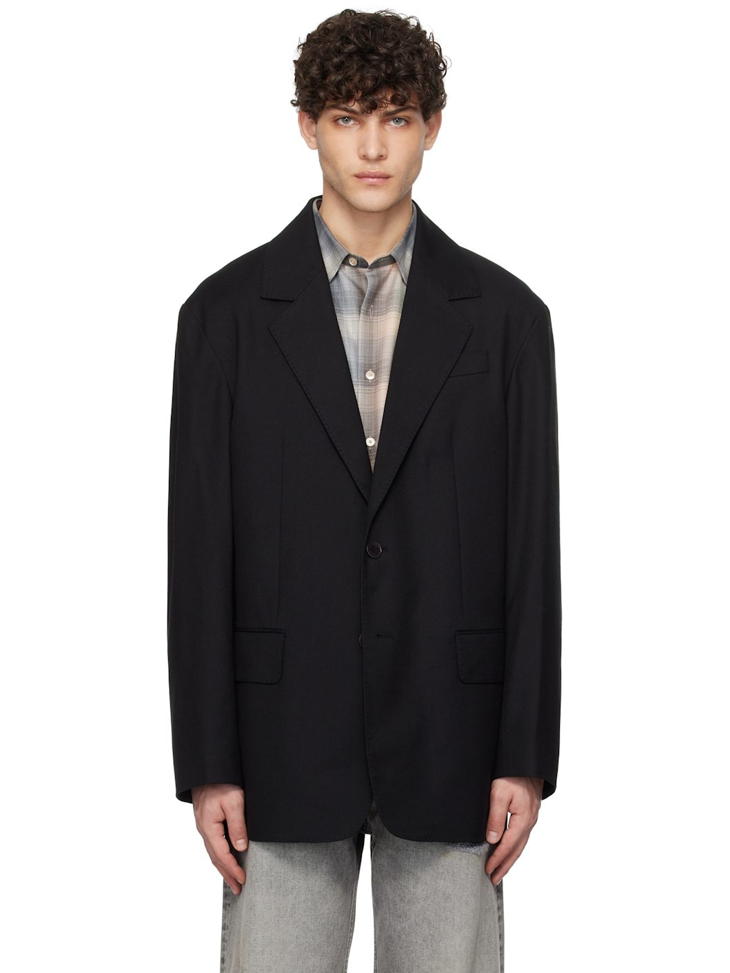 Black Tricky Blazer - 1
