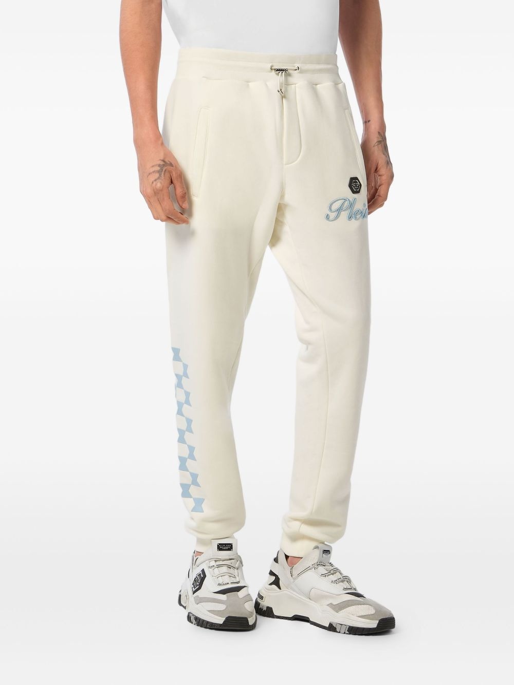 logo-patch track pants - 3